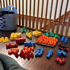 Colorful magnetic Building Blocks Set for Kids(119 pieces)